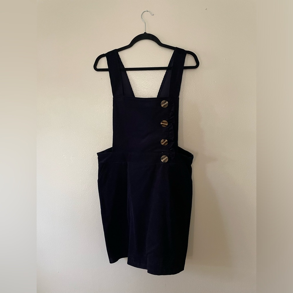 Navy corduroy texture dress, gently worn!